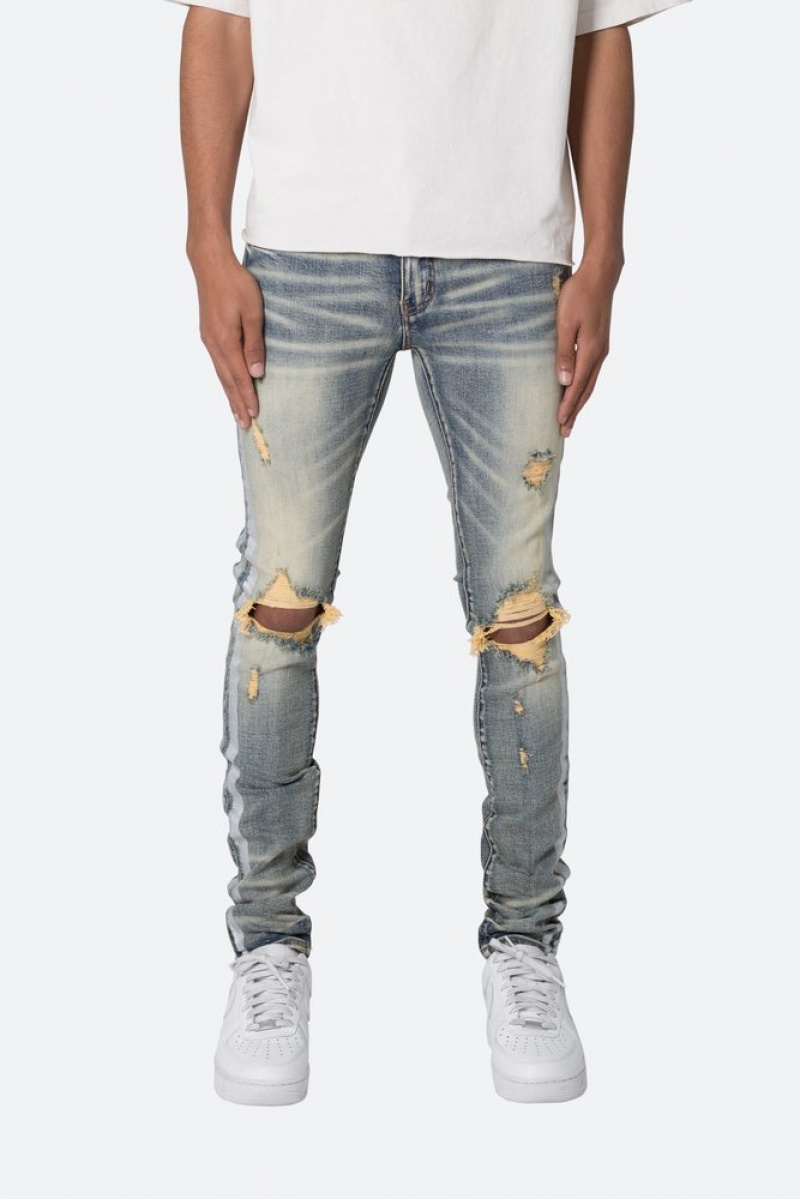 Skinny Denim Mnml X560 Mince Glitter Denim Bleu  | VCX-8641580