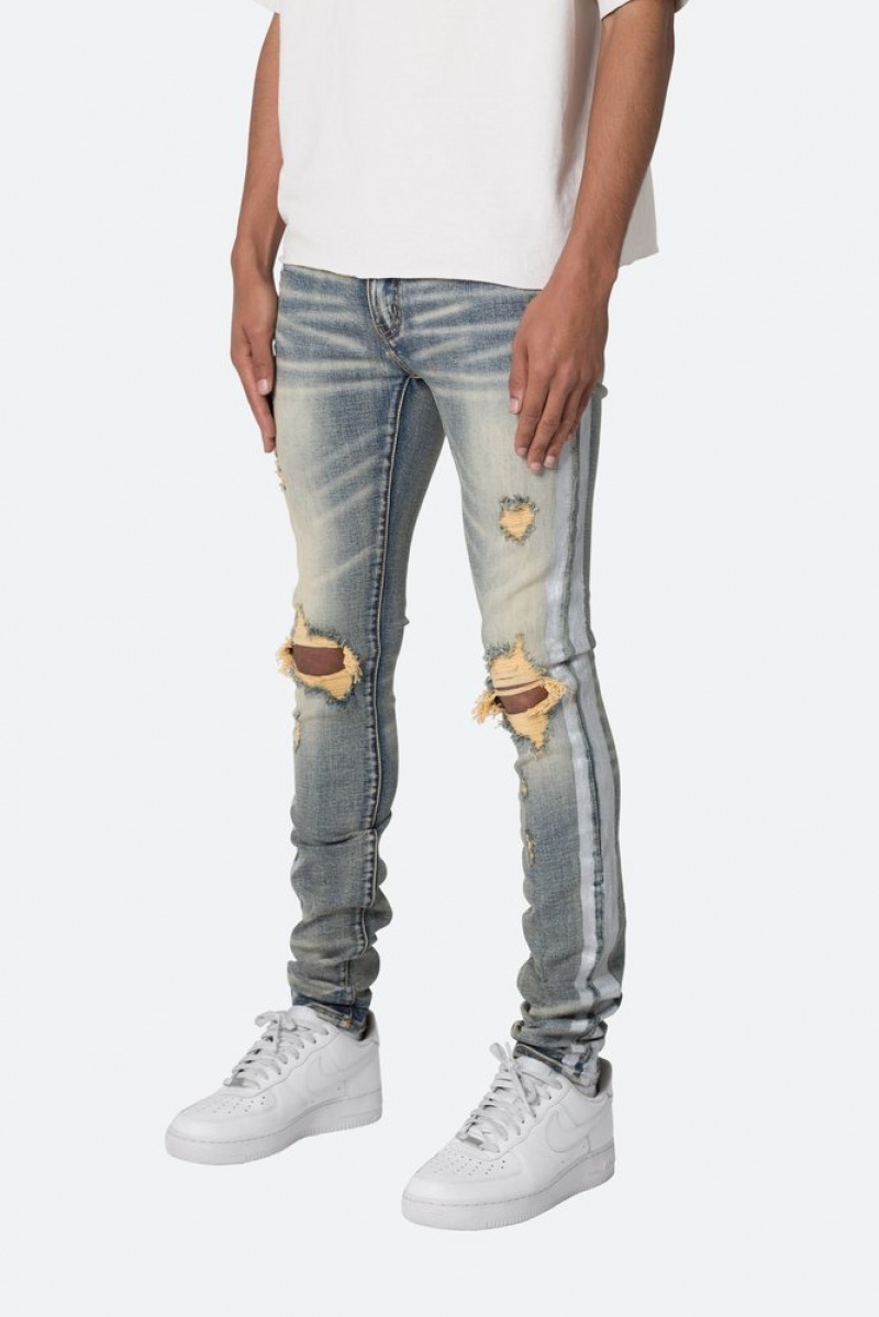 Skinny Denim Mnml X560 Mince Glitter Denim Bleu  | VCX-8641580