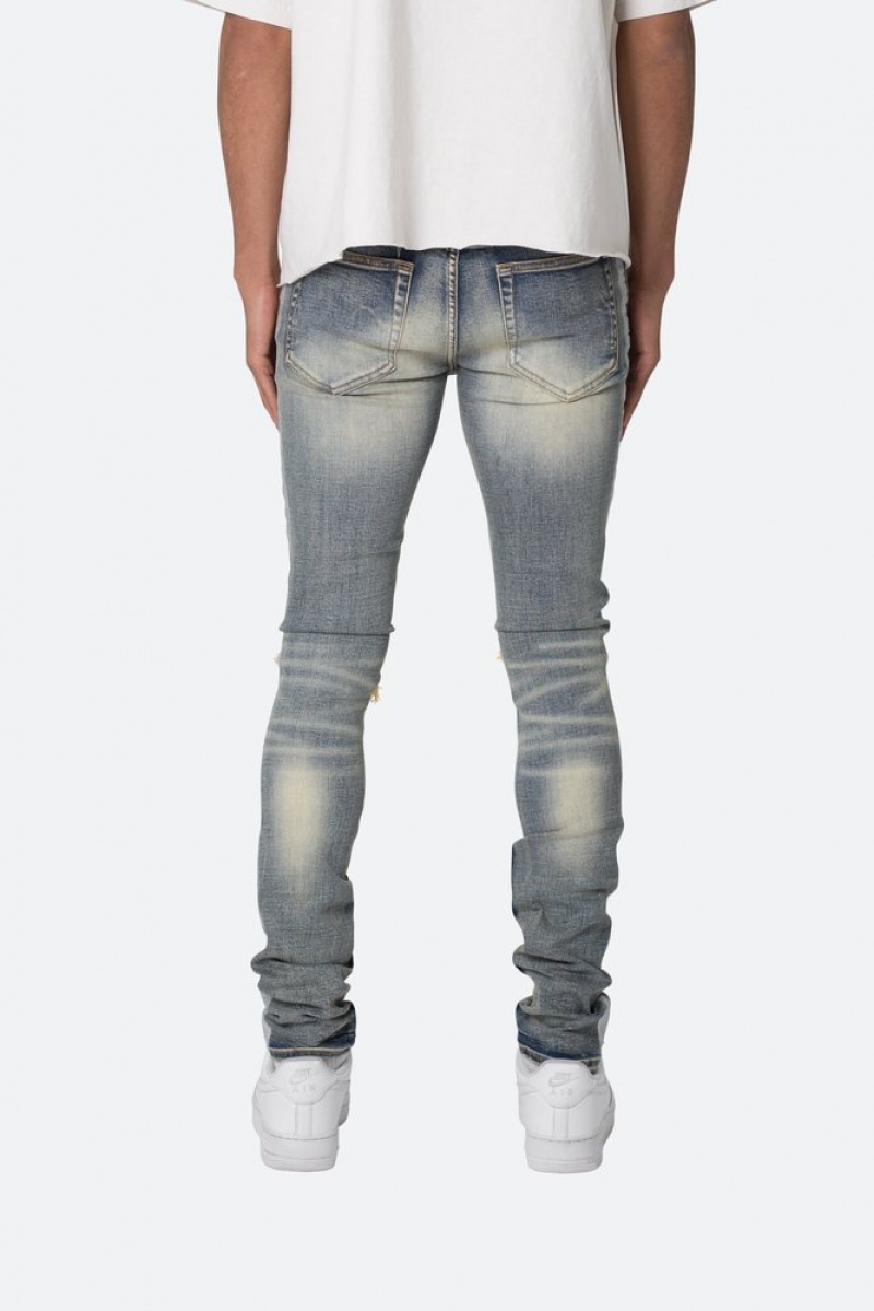 Skinny Denim Mnml X560 Mince Glitter Denim Bleu  | VCX-8641580