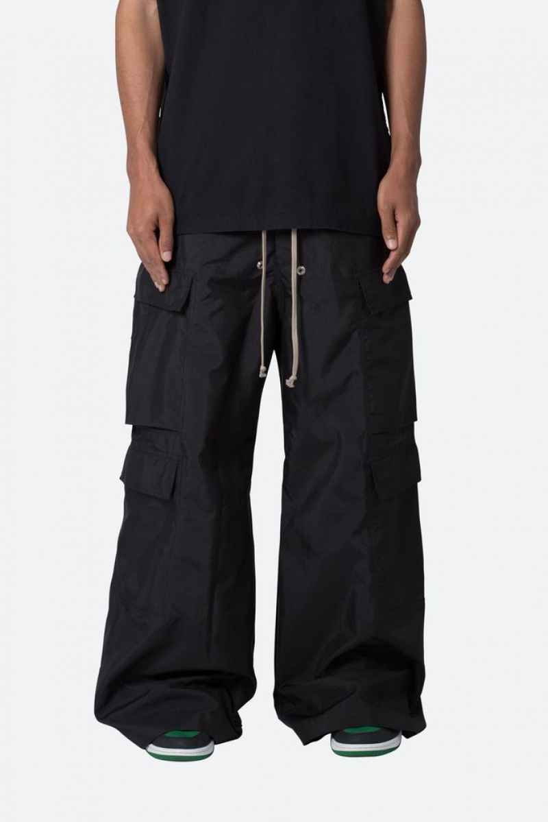 Cargos Mnml Rave Double Cargo Pants Noir  | TTP-5208043