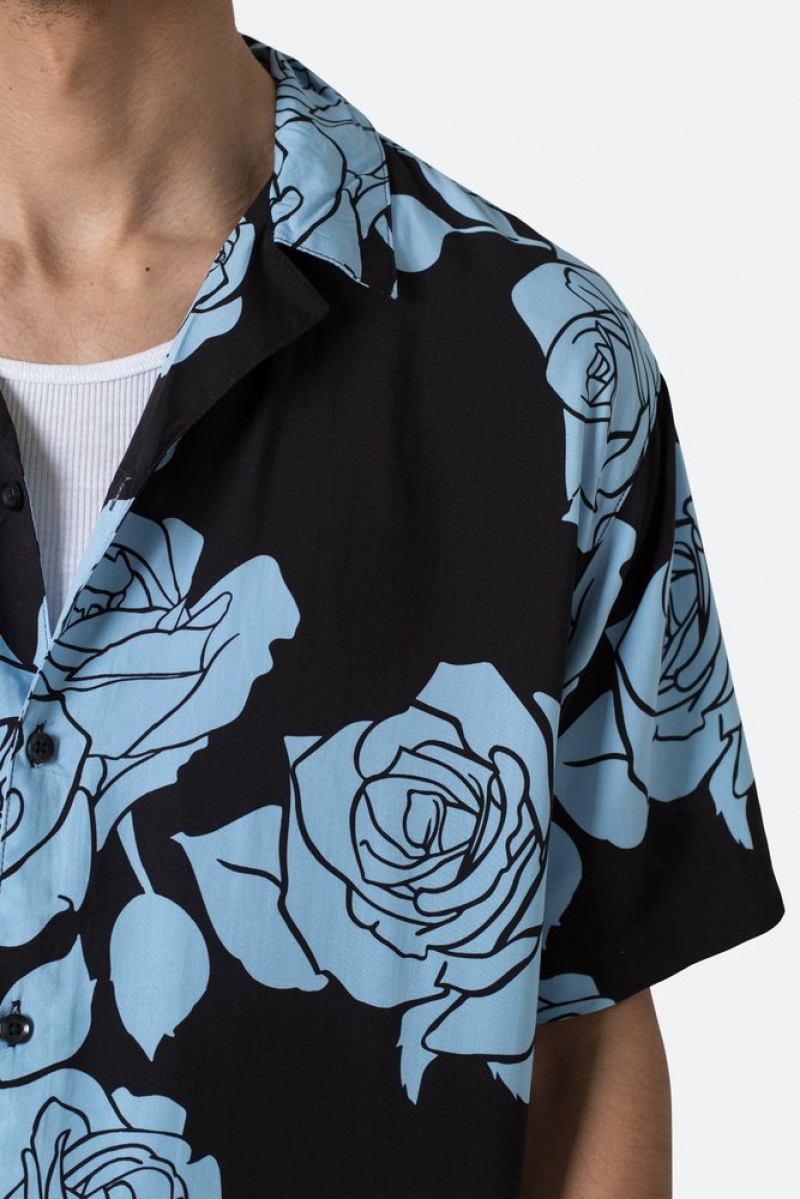 Chemises Mnml S/S Button Up Shirt Rose  | AQU-1063553