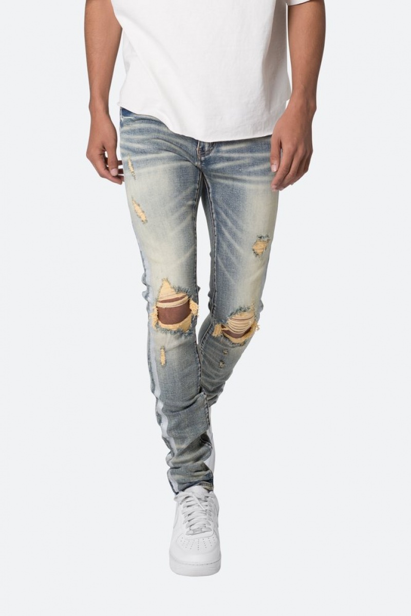 Skinny Denim Mnml X560 Mince Glitter Denim Bleu  | VCX-8641580