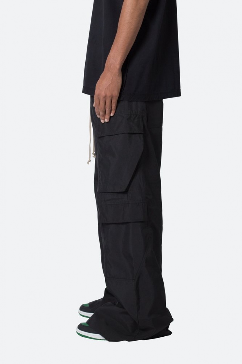 Cargos Mnml Rave Double Cargo Pants Noir  | TTP-5208043