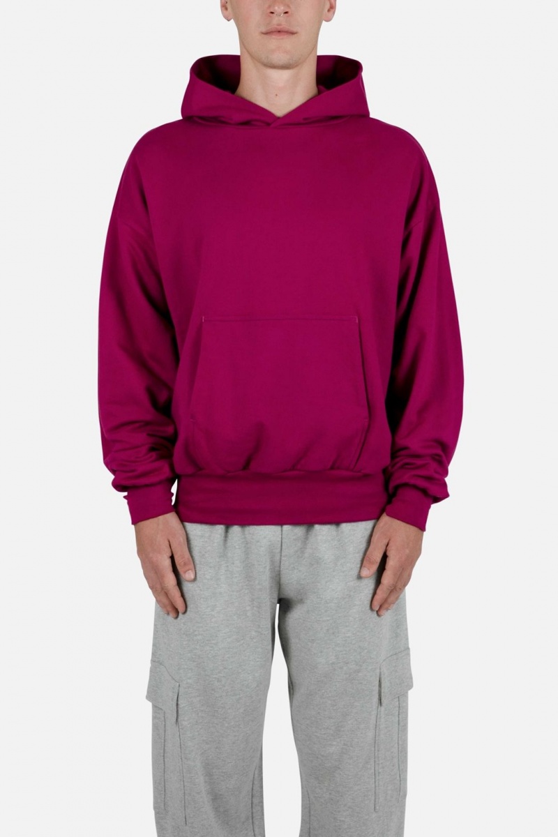 Sweats Mnml Double Layer Hoodie Rose Homme | PAA-3646264