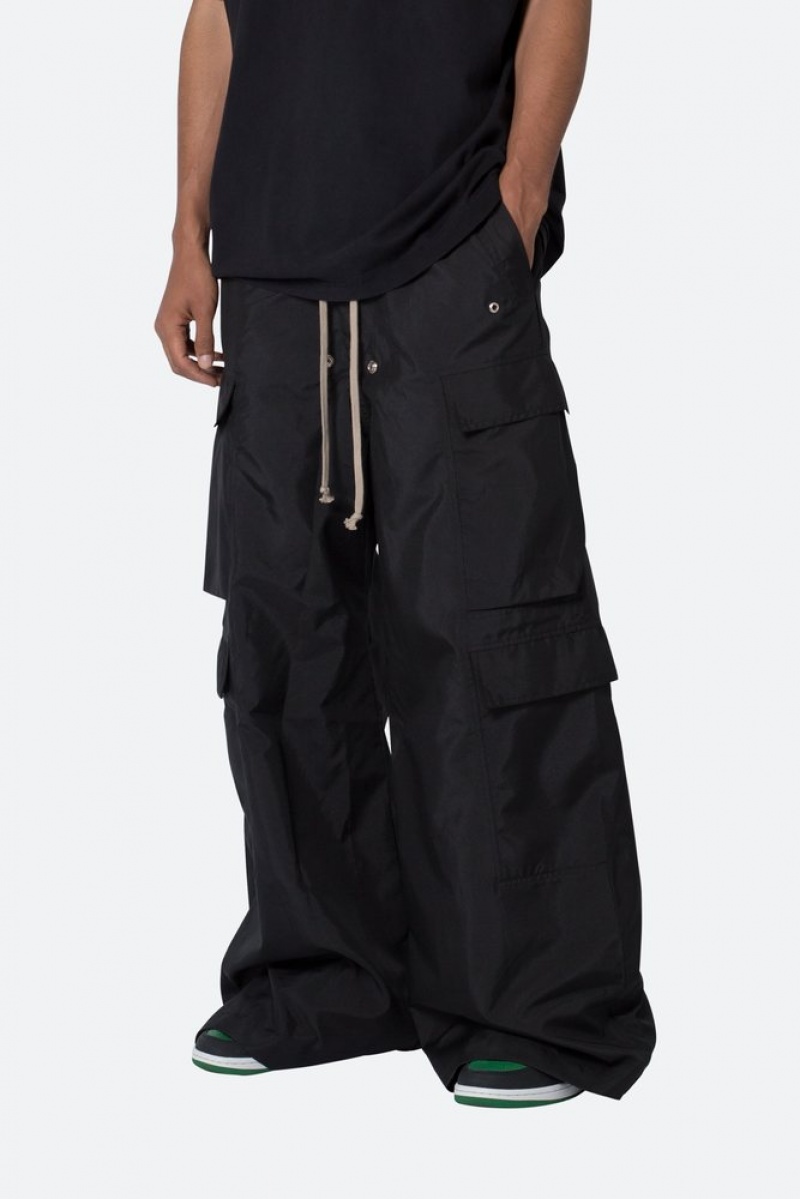 Cargos Mnml Rave Double Cargo Pants Noir  | TTP-5208043