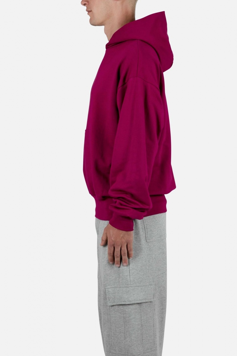 Sweats Mnml Double Layer Hoodie Rose Homme | PAA-3646264