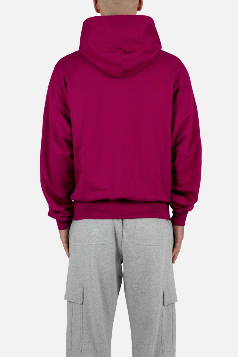 Sweats Mnml Double Layer Hoodie Rose Homme | PAA-3646264