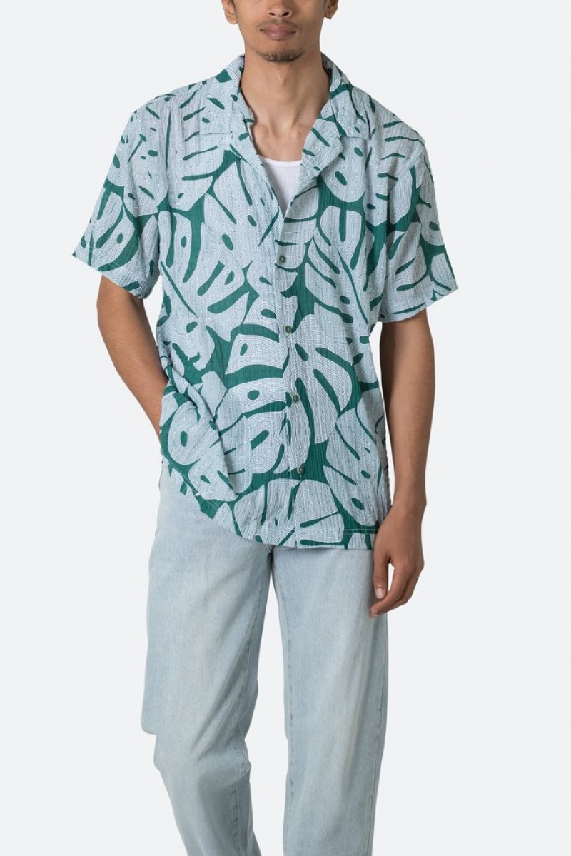 Chemises Mnml S/S Button Up Shirt Jungle Print  | WCC-1593396