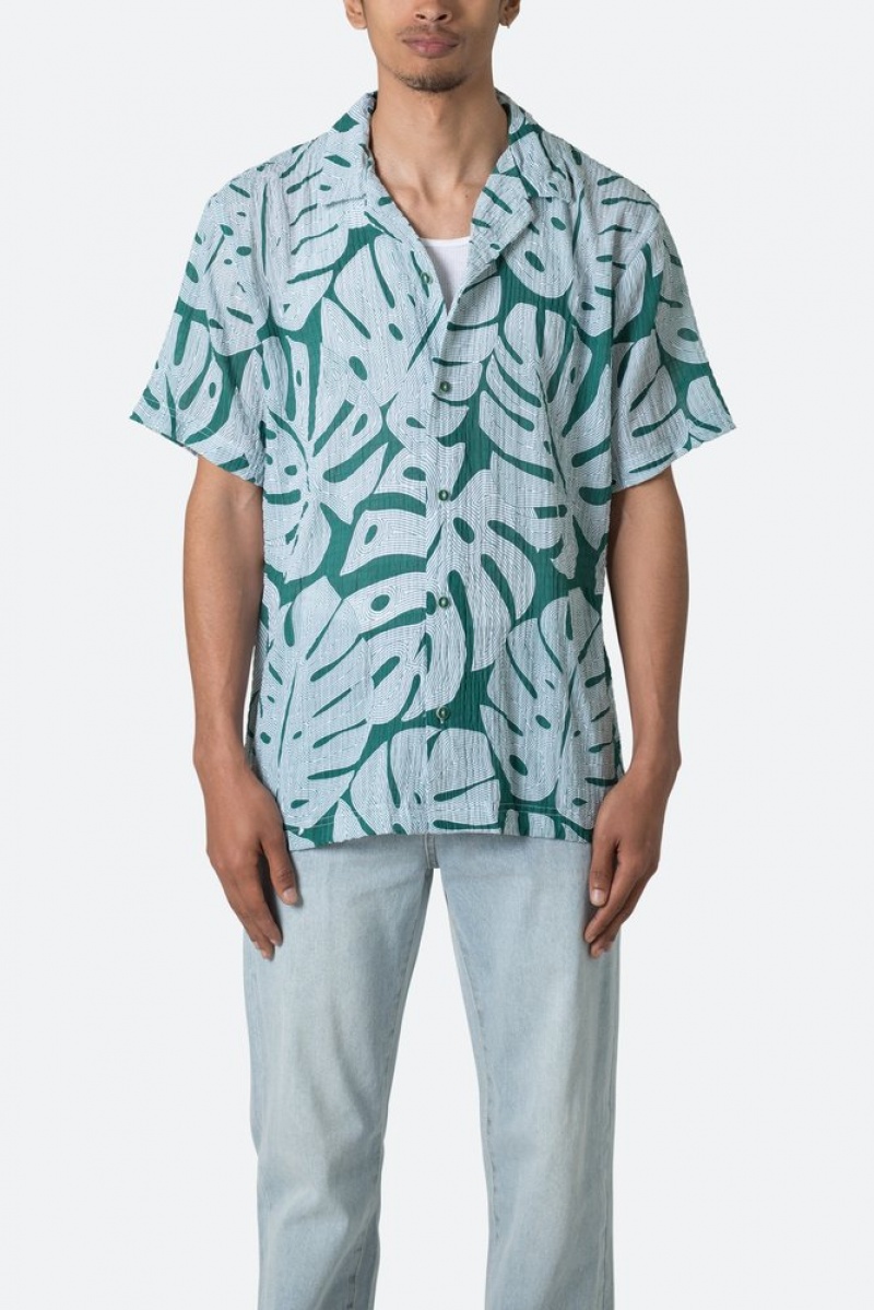 Chemises Mnml S/S Button Up Shirt Jungle Print  | WCC-1593396