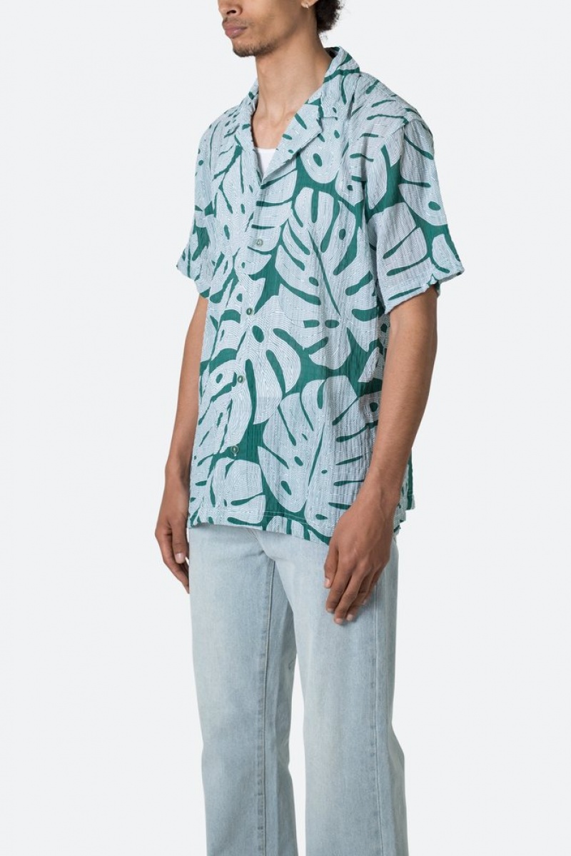 Chemises Mnml S/S Button Up Shirt Jungle Print  | WCC-1593396