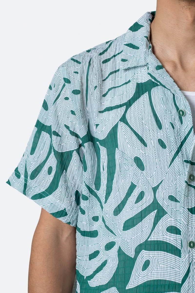 Chemises Mnml S/S Button Up Shirt Jungle Print  | WCC-1593396