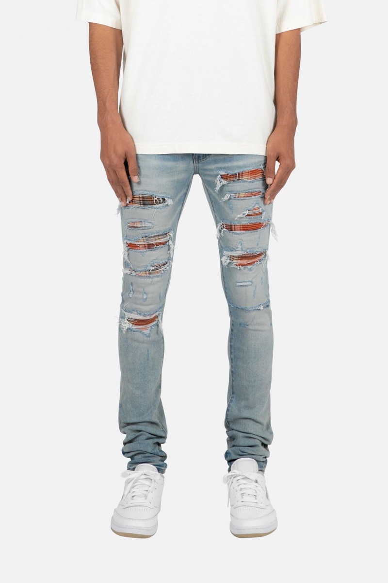 Skinny Denim Mnml X459 Mince Denim Bleu Clair Homme | AYL-8017259