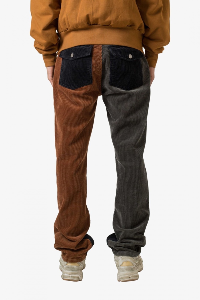 Pants & Chinos Mnml Color Block Corduroy Pants Multi  | NKS-5124058