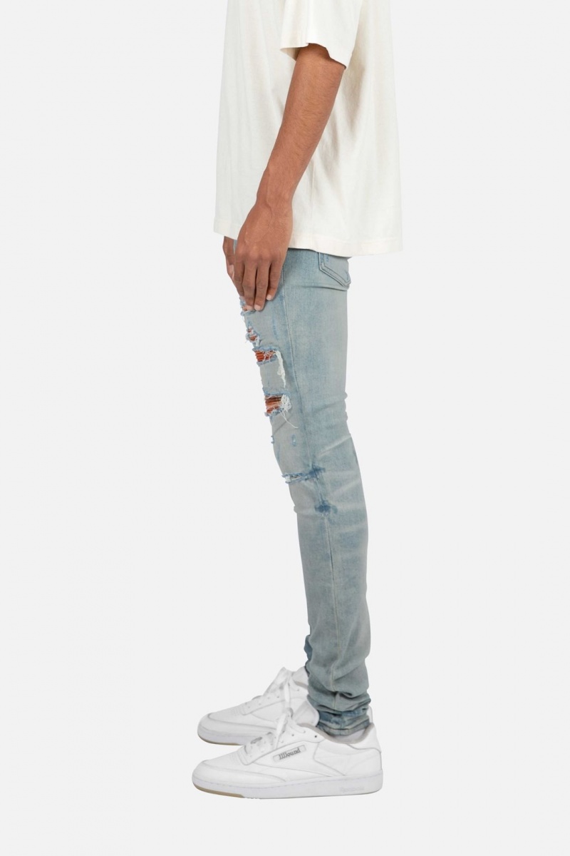 Skinny Denim Mnml X459 Mince Denim Bleu Clair Homme | AYL-8017259