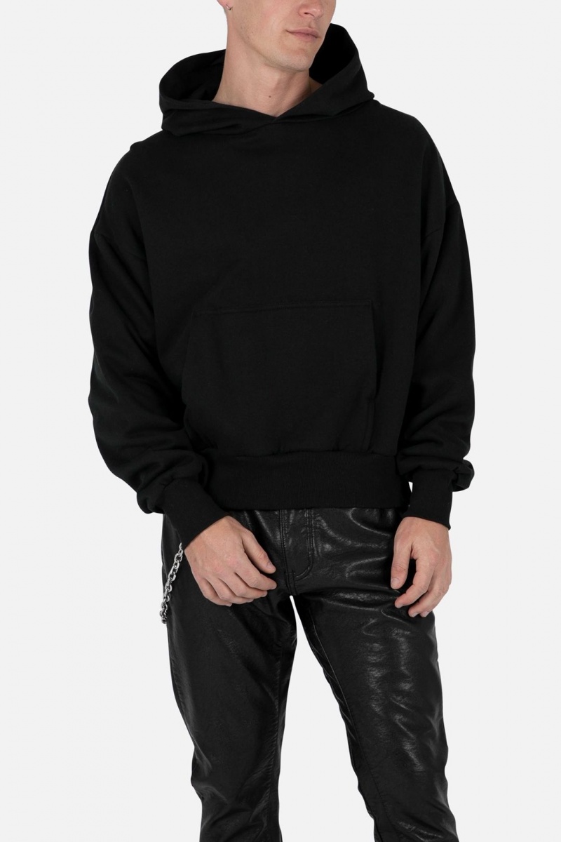 Sweats Mnml Double Layer Hoodie Noir Homme | MNJ-7572576