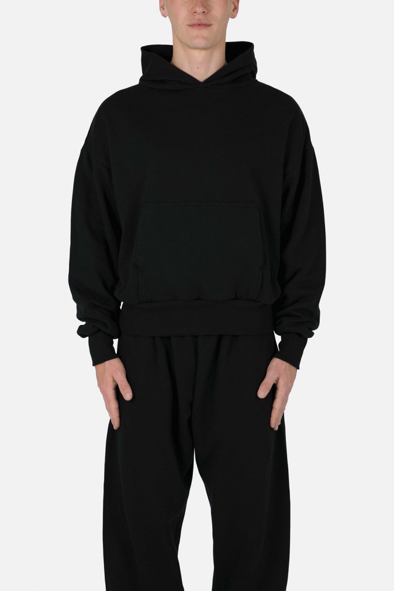 Sweats Mnml Double Layer Hoodie Noir Homme | MNJ-7572576