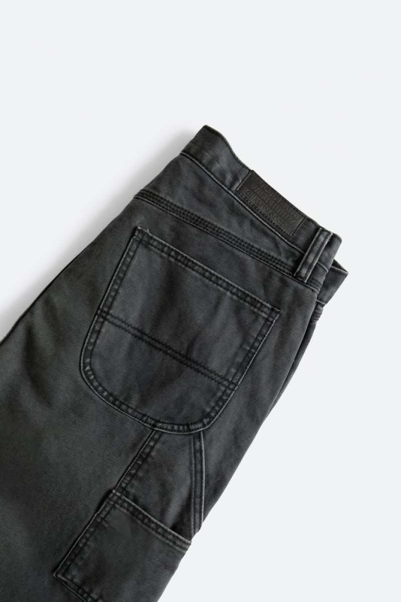 Pants & Chinos Mnml Good Carpenter Pants Noir  | DPO-6952849