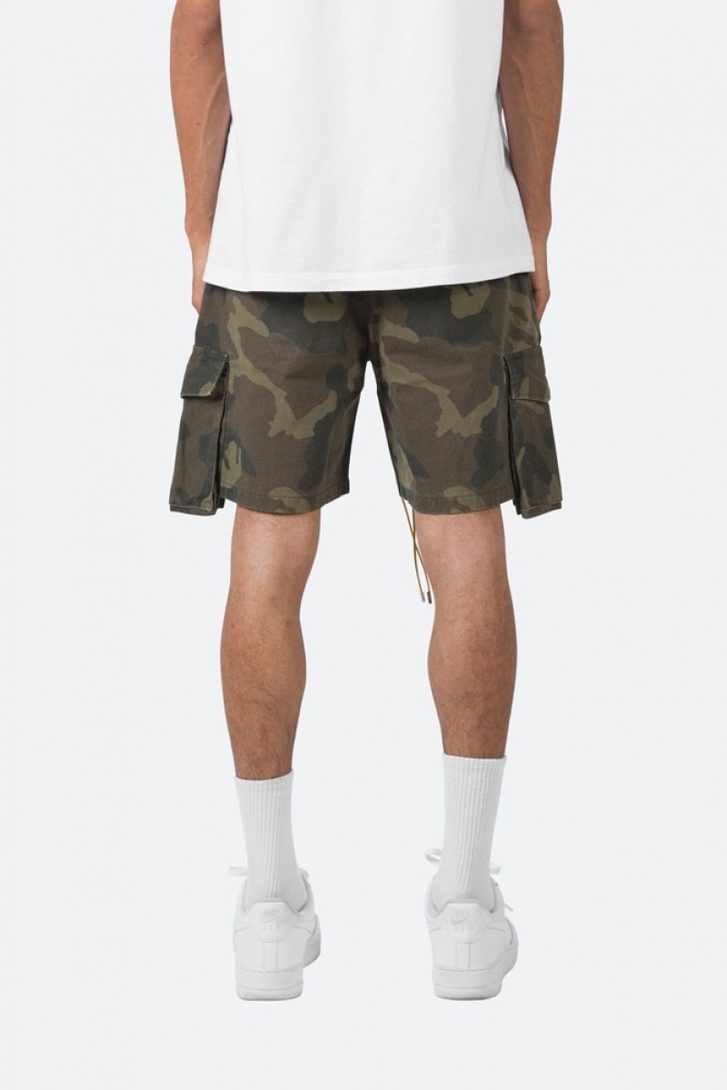 Cargos Mnml Cargo Drawcord Shorts Camouflage Homme | MAW-5481470