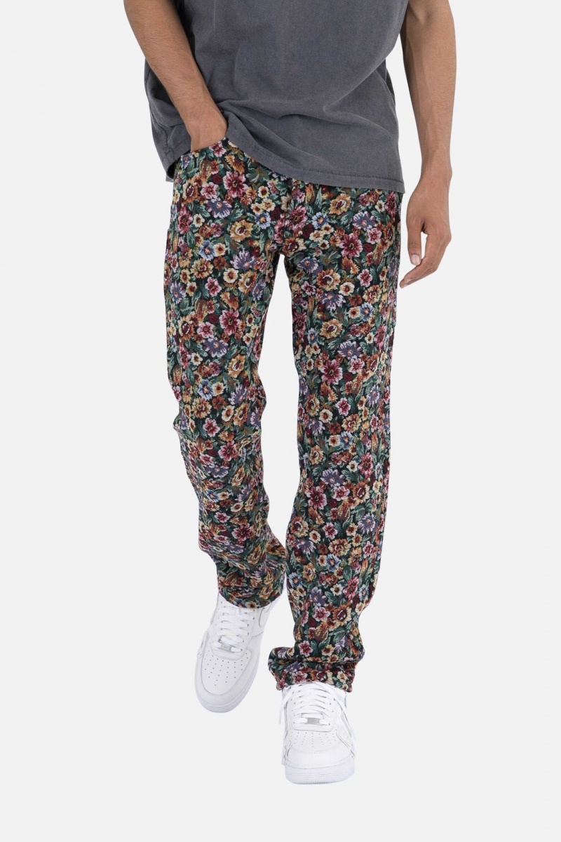 Baggy Denim Mnml V121 Floral Baggy Denim Multi Homme | JVT-8537665