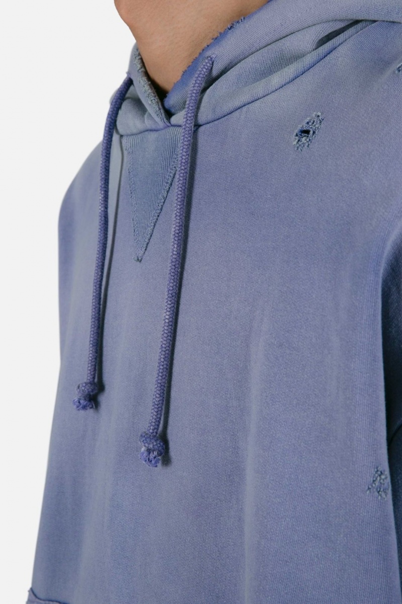 Sweats Mnml Sunbleached Hoodie Violette Homme | XWZ-9006183