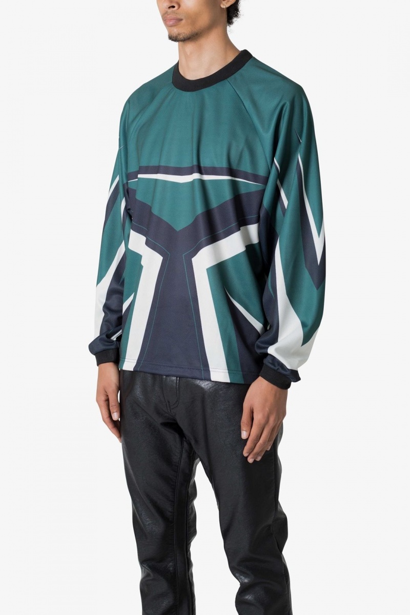 Chemises Mnml Motocross Shirt Vert  | DCE-1851922