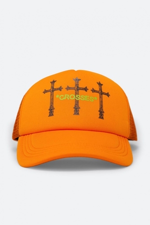 Couvre-chef Mnml Crosses Trucker Cap Orange  | ZCY-4605896