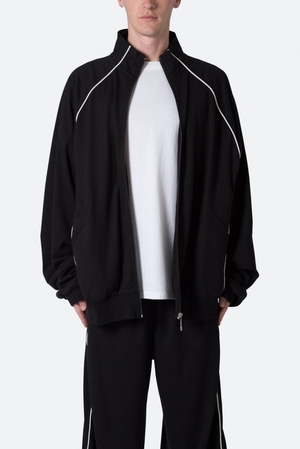 Vestes Mnml Oversized Jersey Piste Jacket Black/White  | BBG-4181954