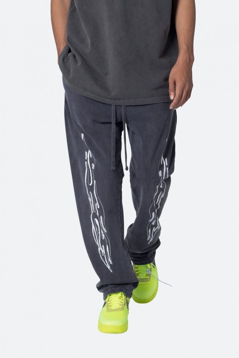 Pantalon Survêtement Mnml Relaxed Flame Sweatpants Noir  | QYG-8615185