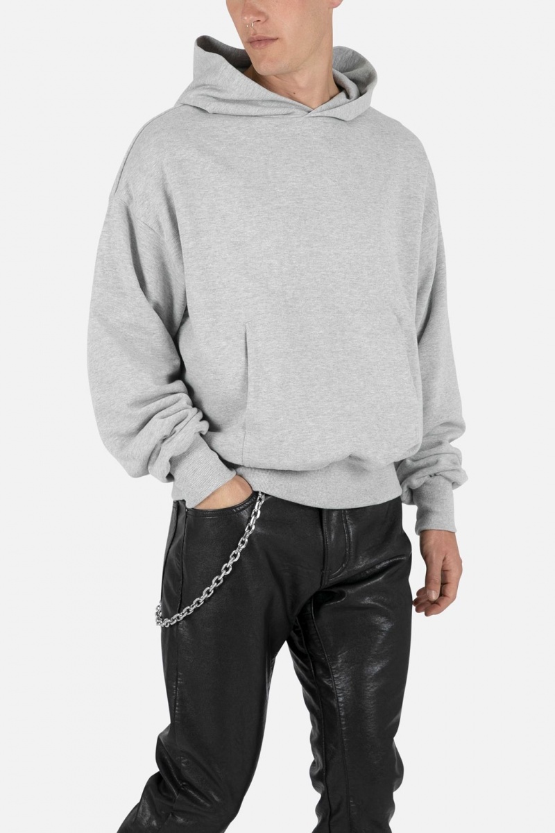 Sweats Mnml Double Layer Hoodie Grise Homme | PDZ-2572947