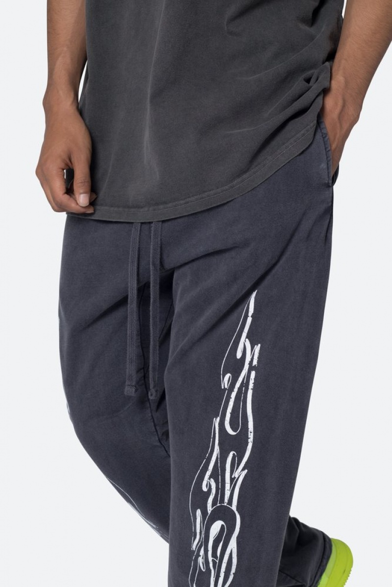 Pantalon Survêtement Mnml Relaxed Flame Sweatpants Noir  | QYG-8615185