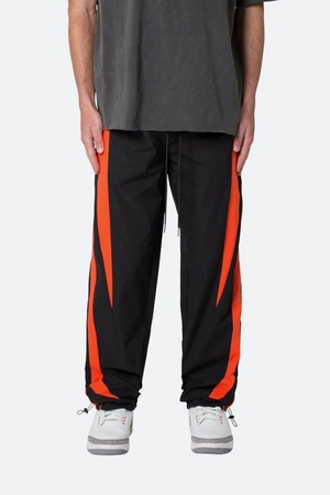 Pantalon De Survetement Mnml Rayé Piste Pants Black/Orange  | WSF-1494574