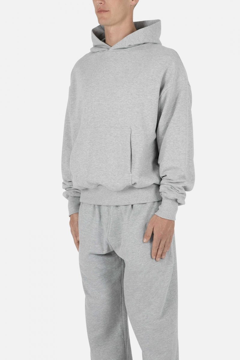 Sweats Mnml Double Layer Hoodie Grise Homme | PDZ-2572947