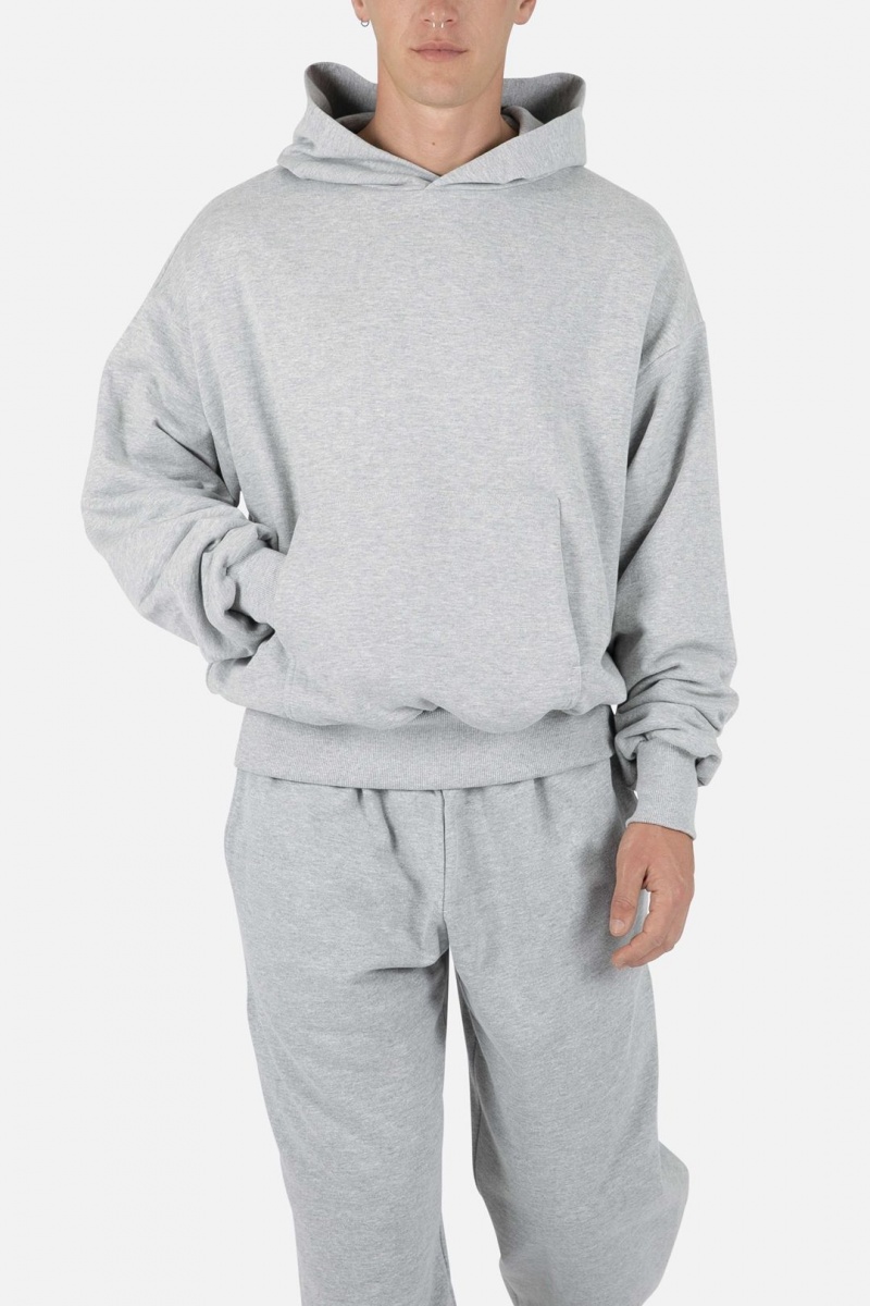 Sweats Mnml Double Layer Hoodie Grise Homme | PDZ-2572947