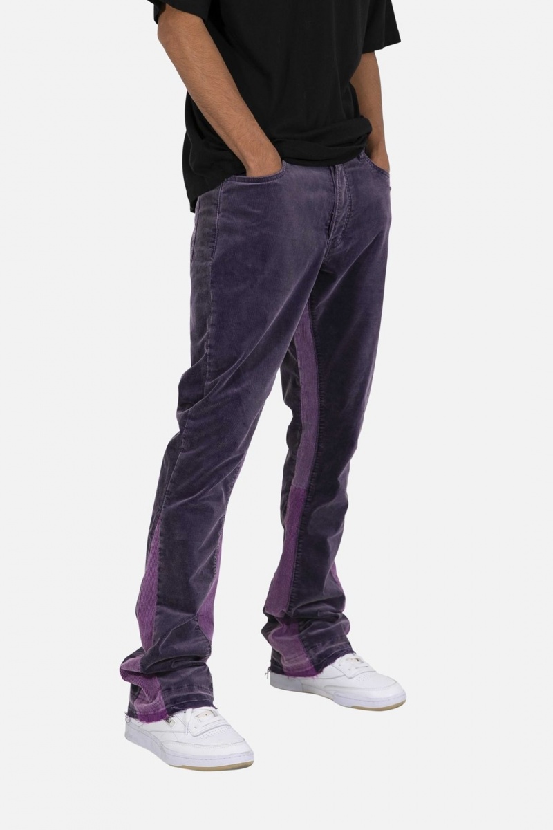 Flare Denim Mnml B428 Corduroy Flare Pants Violette Homme | RFF-1945077