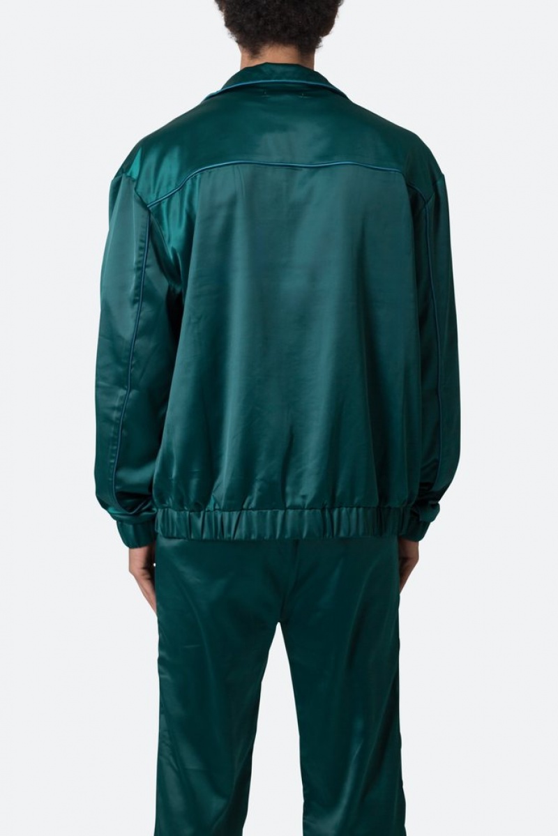 Vestes Mnml Satin Piste Jacket Vert  | JOS-2362136