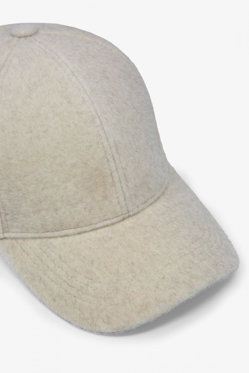 Casquettes Mnml Faux Laine Baseball Hat Blanche  | VGM-0396797