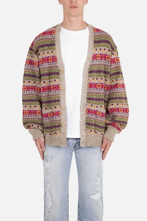 Sweats Mnml Fair Isle Cardigan Multi Homme | WZS-6946241