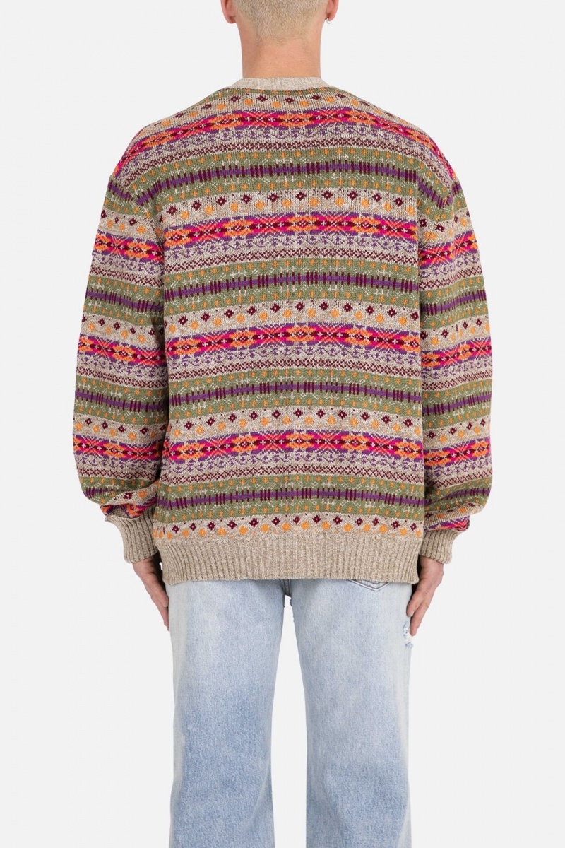 Sweats Mnml Fair Isle Cardigan Multi Homme | WZS-6946241