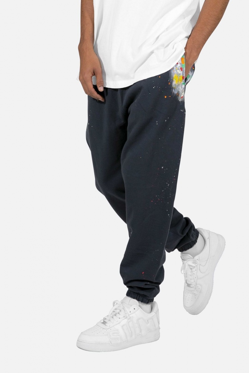 Pantalon Survêtement Mnml Vintage Painter Sweatpants Bleu Marine Homme | AOC-6837286