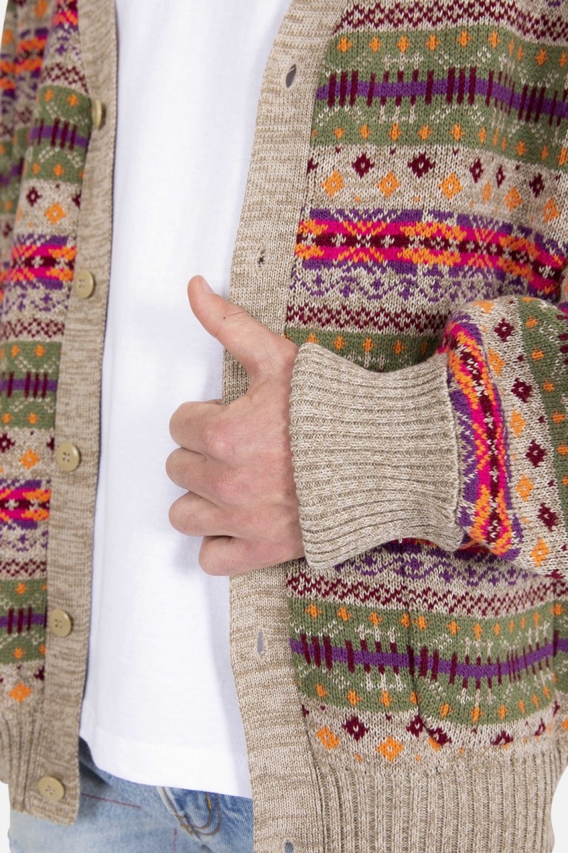 Sweats Mnml Fair Isle Cardigan Multi Homme | WZS-6946241