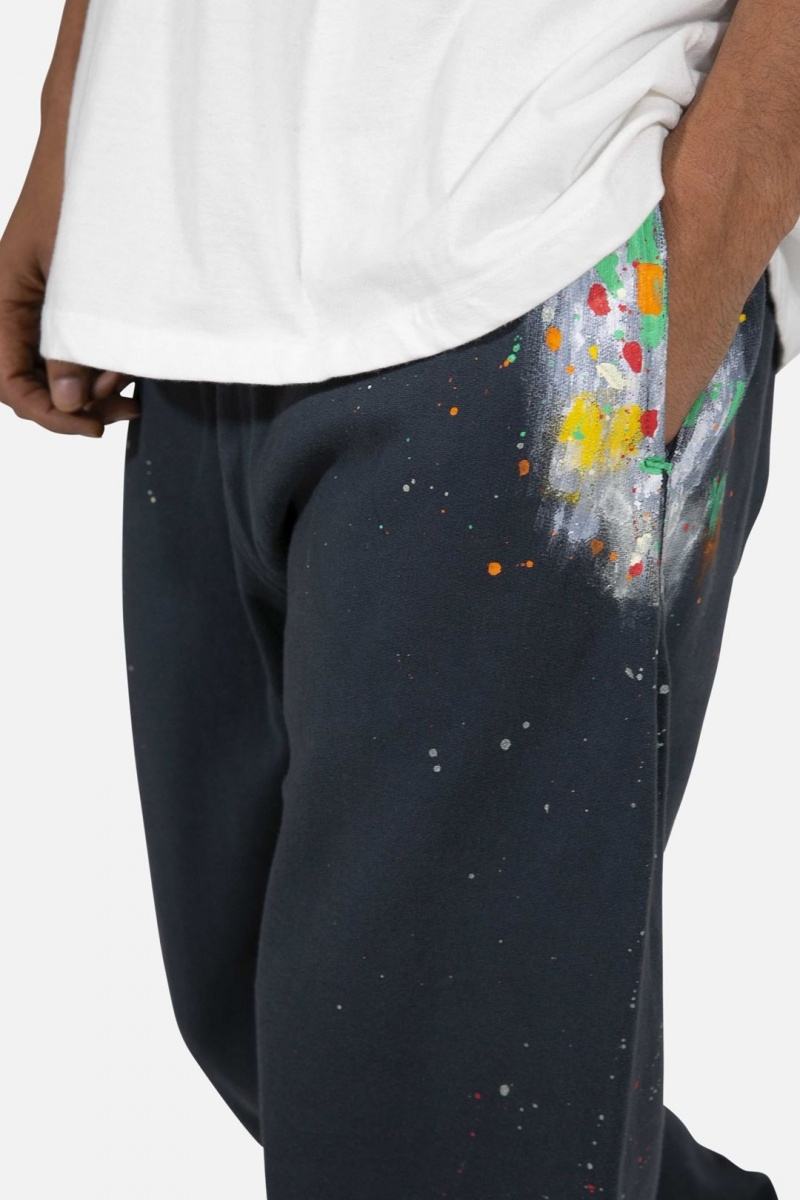 Pantalon Survêtement Mnml Vintage Painter Sweatpants Bleu Marine Homme | AOC-6837286