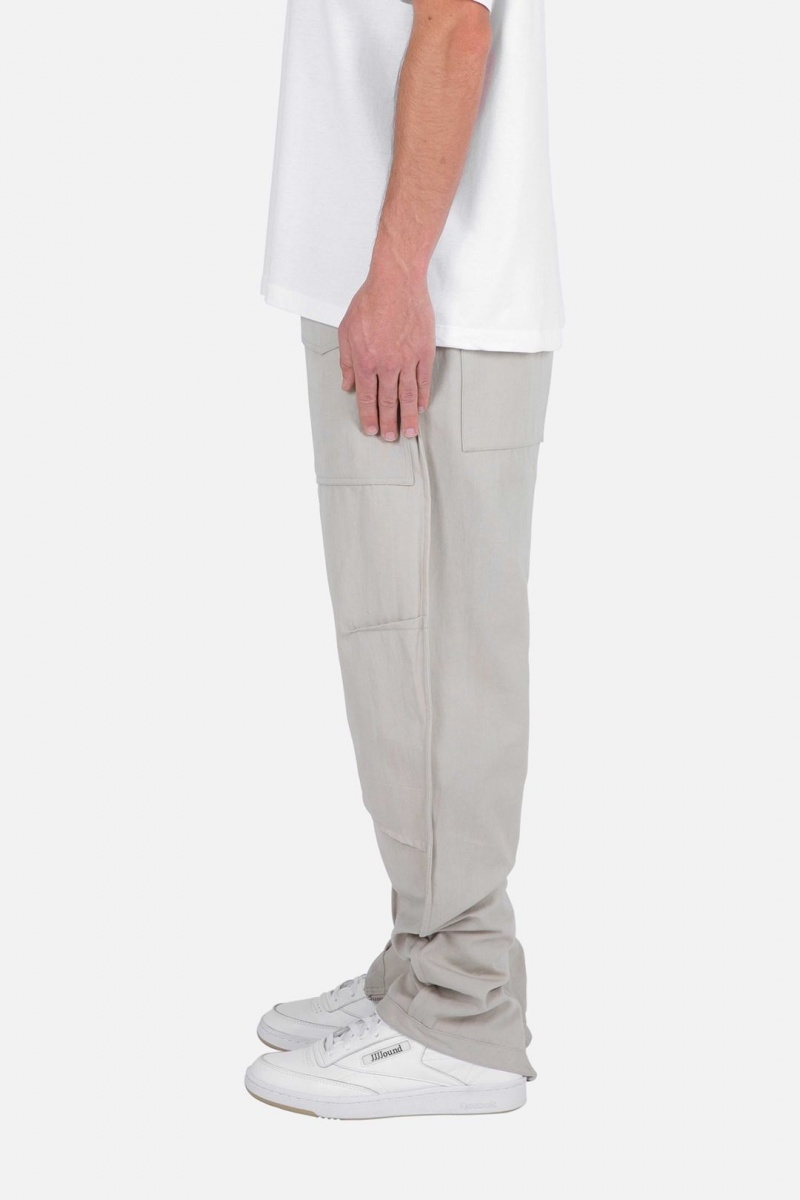 Cargos Mnml Multi Zip Cargo Pants Stone Homme | EJQ-5685746