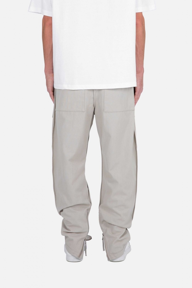 Cargos Mnml Multi Zip Cargo Pants Stone Homme | EJQ-5685746