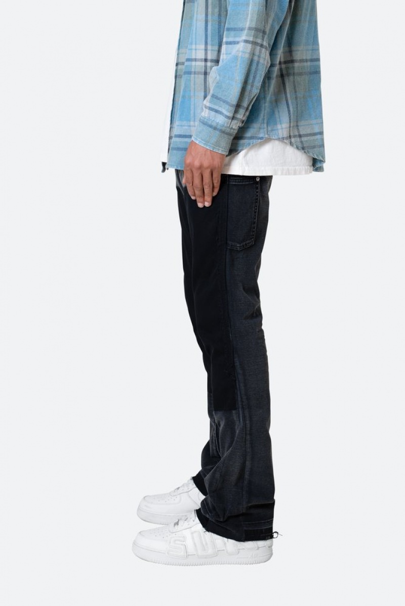 Flare Denim Mnml B501 Flare Denim Noir  | EHF-2666037