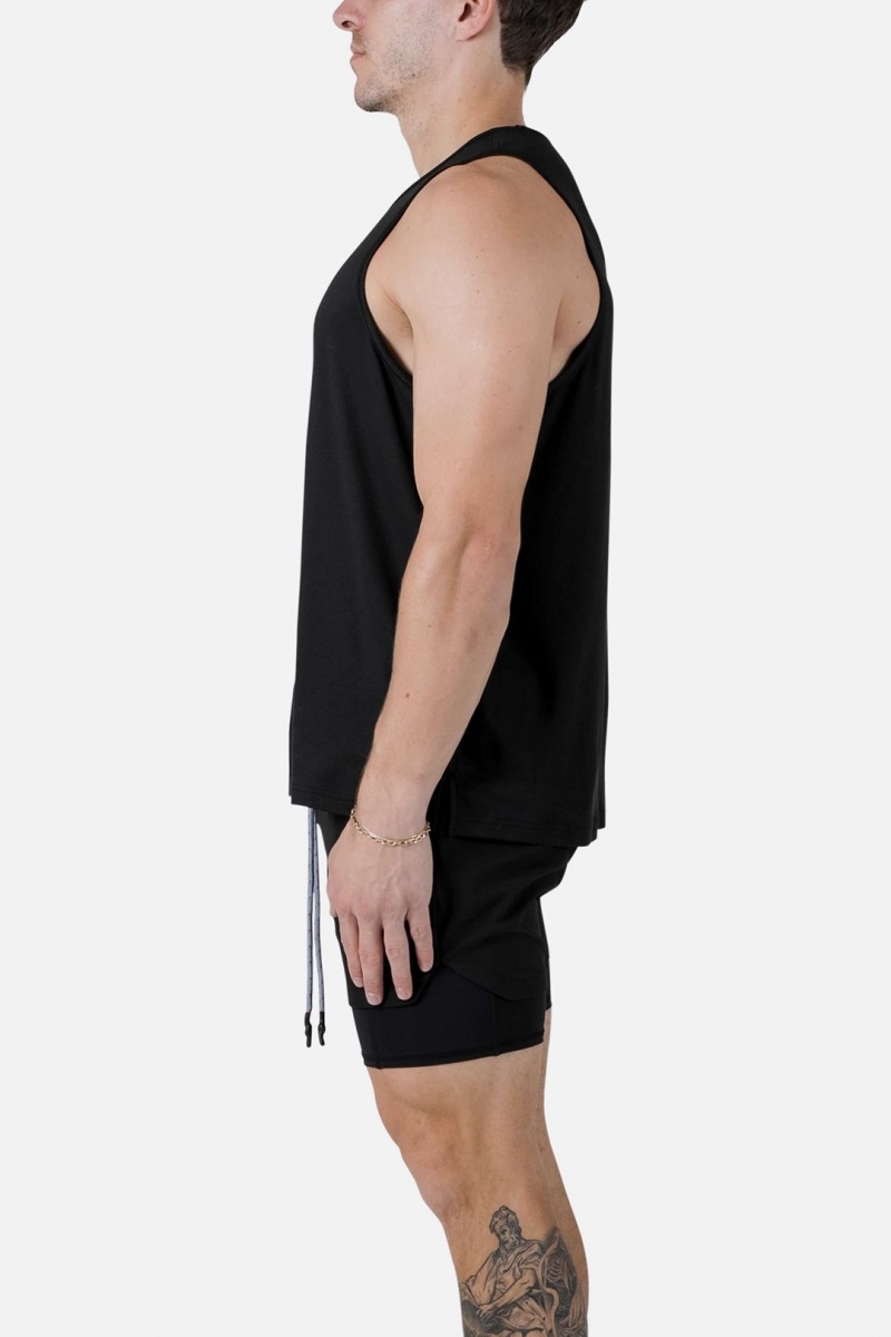 Debardeur Mnml Course Tank Noir  | PYK-6370344