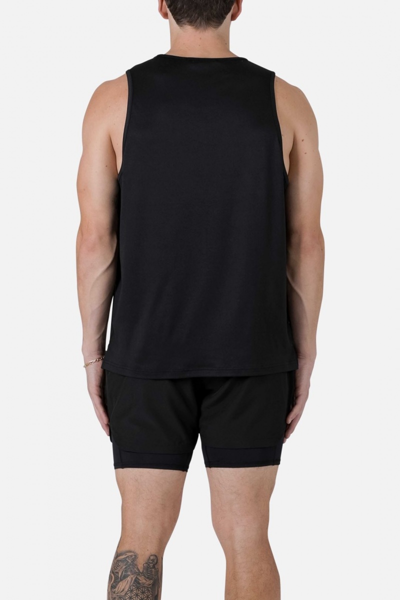 Debardeur Mnml Course Tank Noir  | PYK-6370344