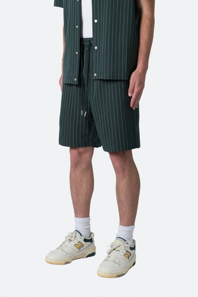 Short Mnml Pinstripe Shorts Vert  | TNE-5220621