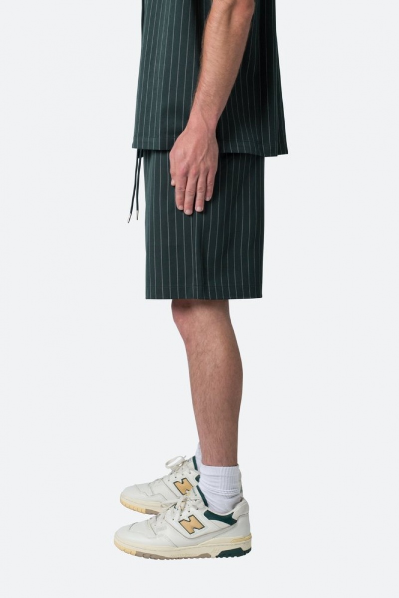 Short Mnml Pinstripe Shorts Vert  | TNE-5220621