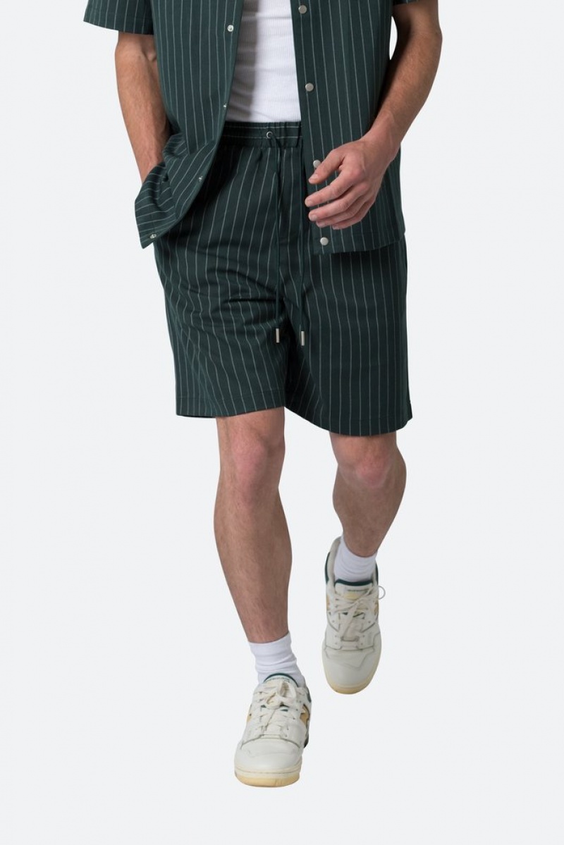 Short Mnml Pinstripe Shorts Vert  | TNE-5220621