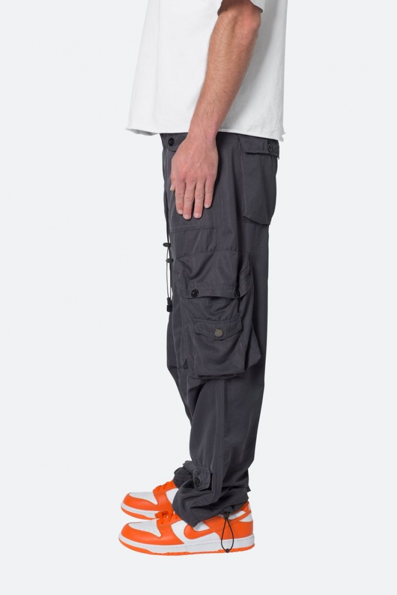 Cargos Mnml Legere Cinch Cargo Pants Noir Homme | BLM-7783086